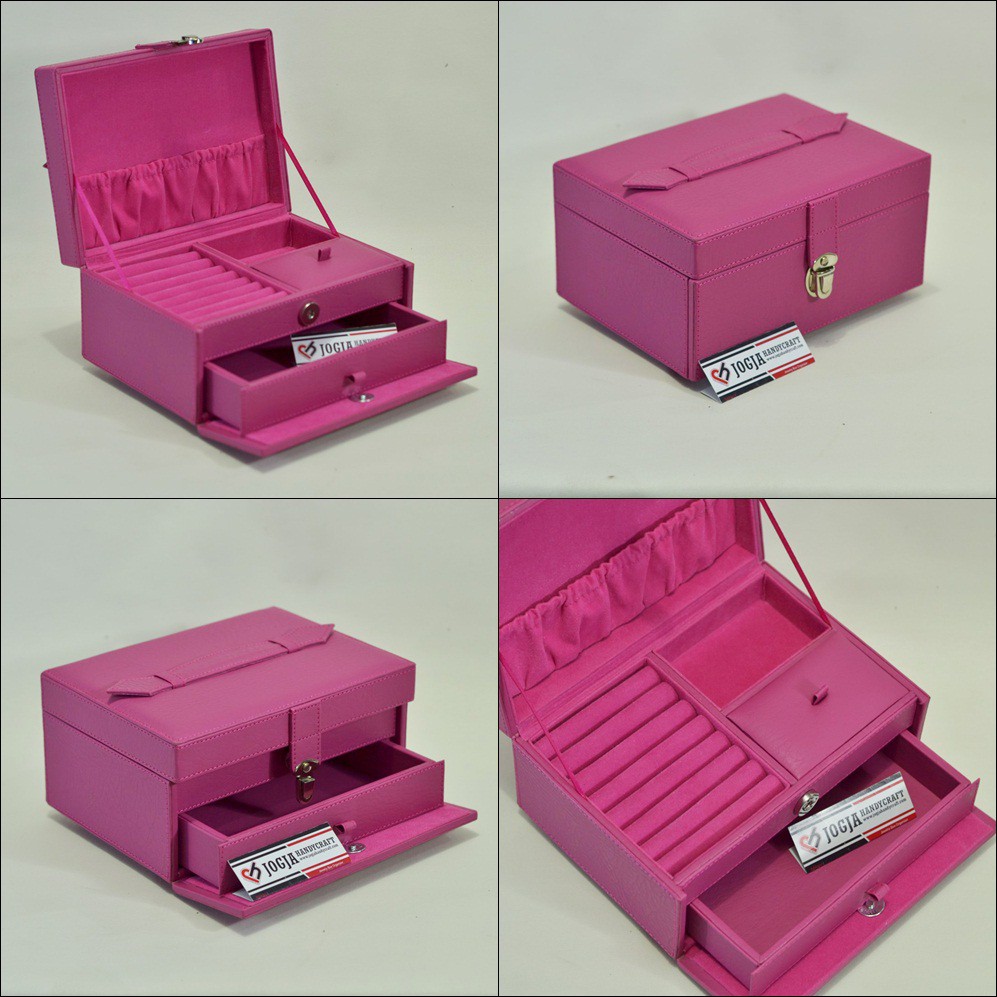 NEW!! Jewelry Box | Kotak Tempat Perhiasan &amp; Accesories Magenta