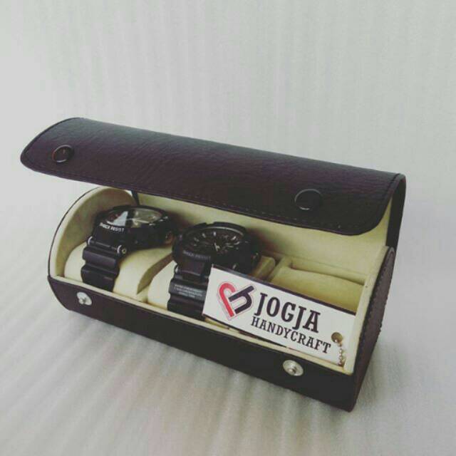 Traveller Watch Case Tube / Tempat Jam Tangan / Box Jam Tangan Tabung