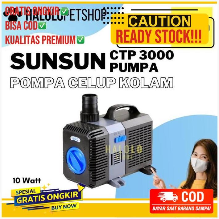 Sunsun Ctp 3000 Pumpa Submersible Pump Pompa Air Pompa Celup Kolam