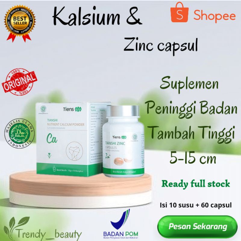 [TERLARIS] PENINGGI BADAN / PENINGGI BADAN TIENS / SUPLEMEN PENINGGI BADAN / PENINGGI DEWASA / paket