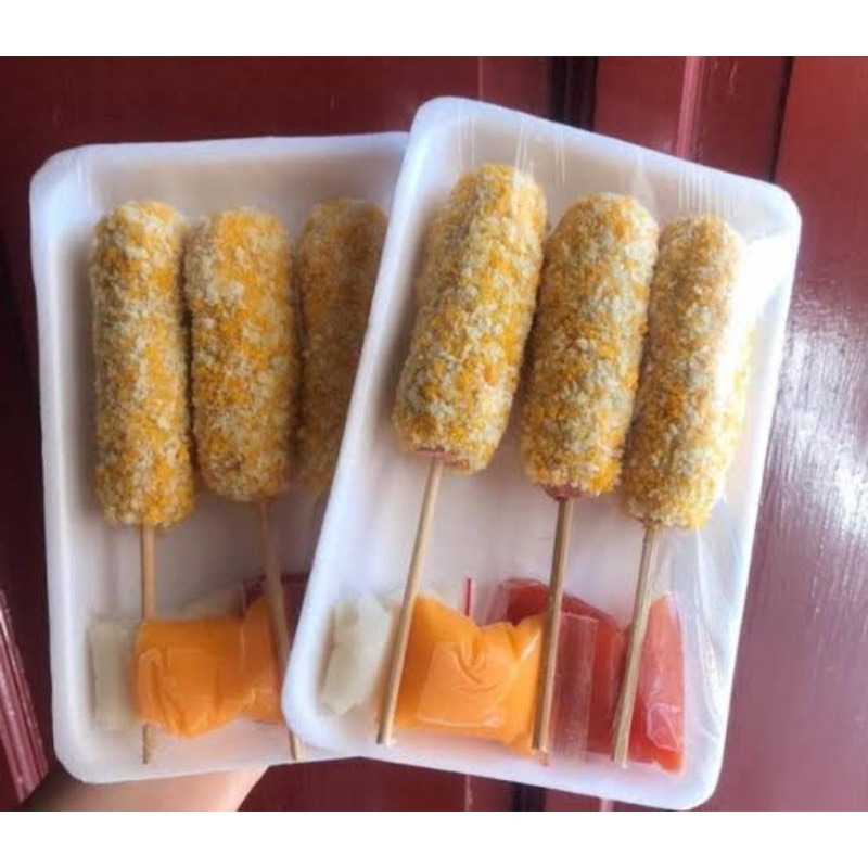 

Corndog sosis, sosis-moza mini isi 3