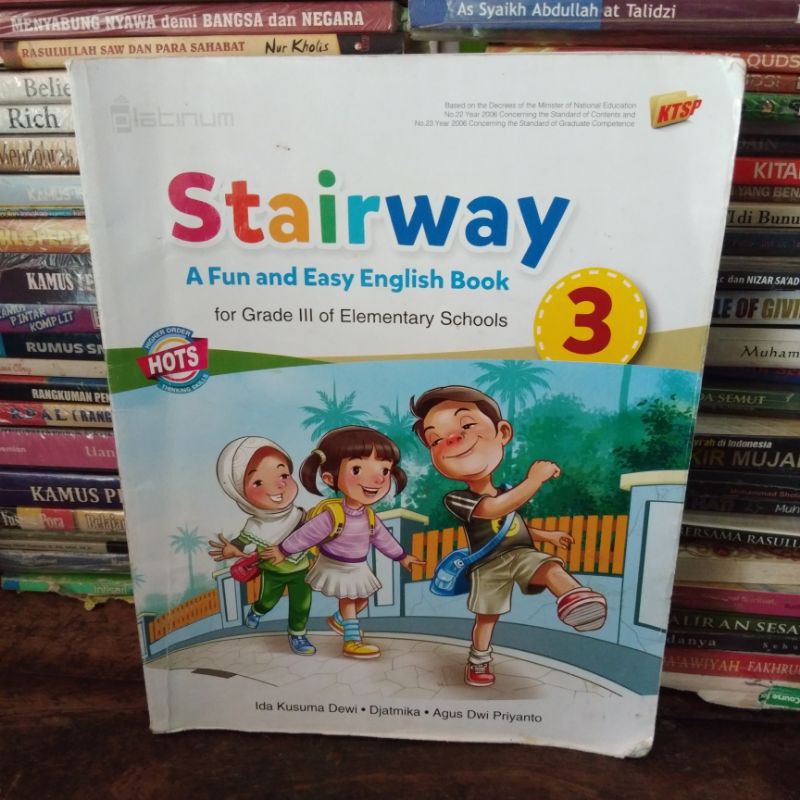 Bahasa Inggris Stairway kelas 3 III SD MI Platinum Tiga Serangkai Revisi HOTS