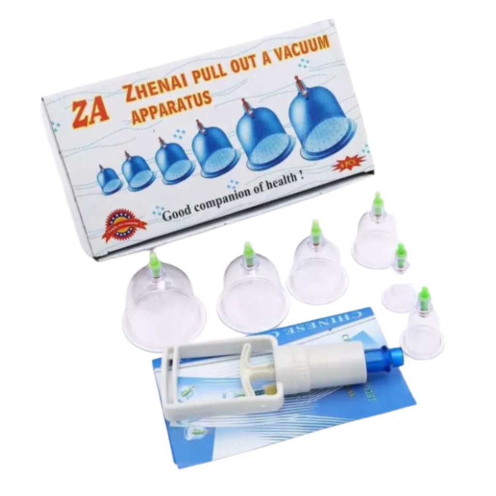 【COD+Dalam stok+Pengiriman Cepat】 YUN Mall Alat Bekam Lengkap Isi 6 Cup / Kop Angin Kongsui Untuk Mengobati Masuk Angin Dan Kesehatan Badan / Alat Cop Masuk Angin