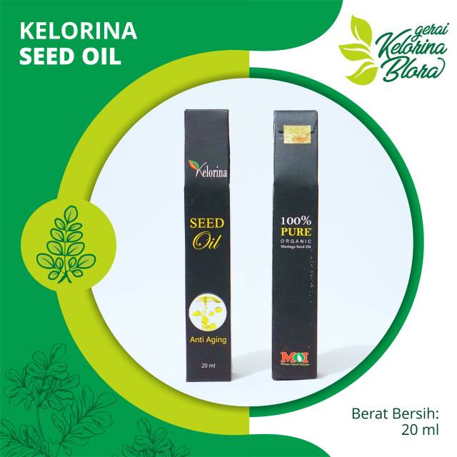 Kelorina Seed Oil 20 ml - Minyak Kernel Biji Kelor MOI