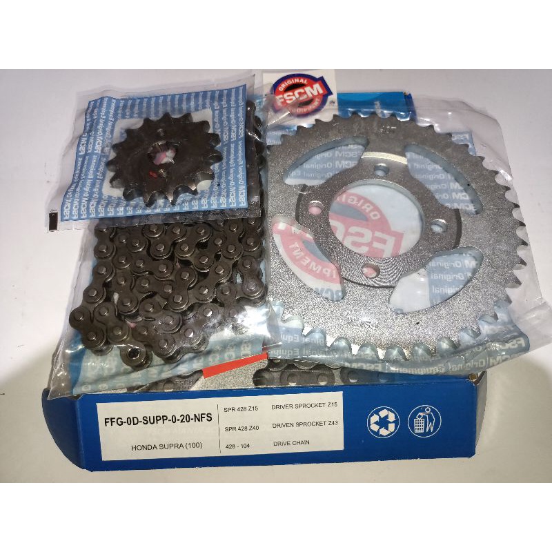 gear set honda  supra supra  x  fscm original