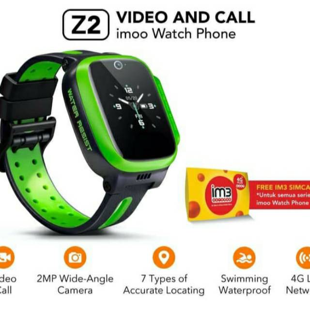 jam tangan Watch Phone Z2 - HD Video Call