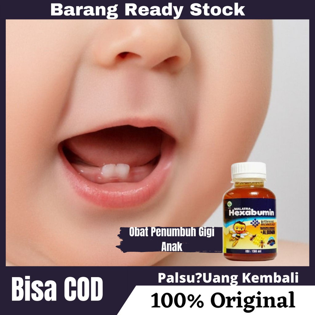 Obat Penumbuh Gigi Anak , Vitamin Penumbuh Gigi Anak , Obat Cepat Tumbuh Gigi Anak , HEXABUMIN