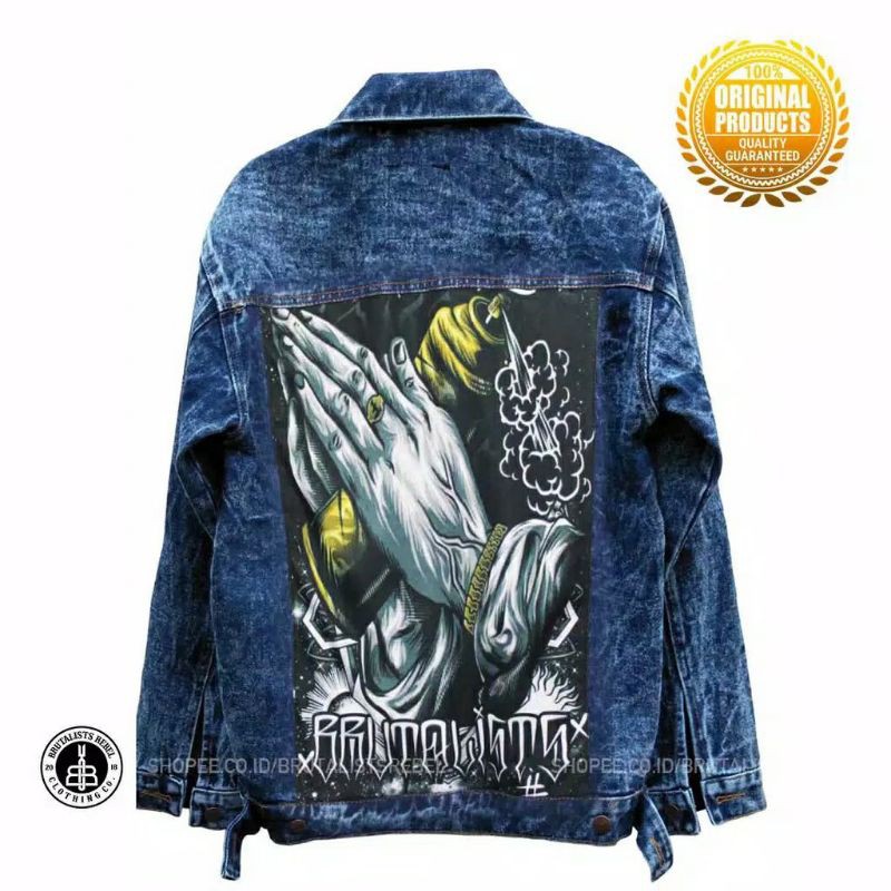 jaket jeans denim brutalist mantullllll