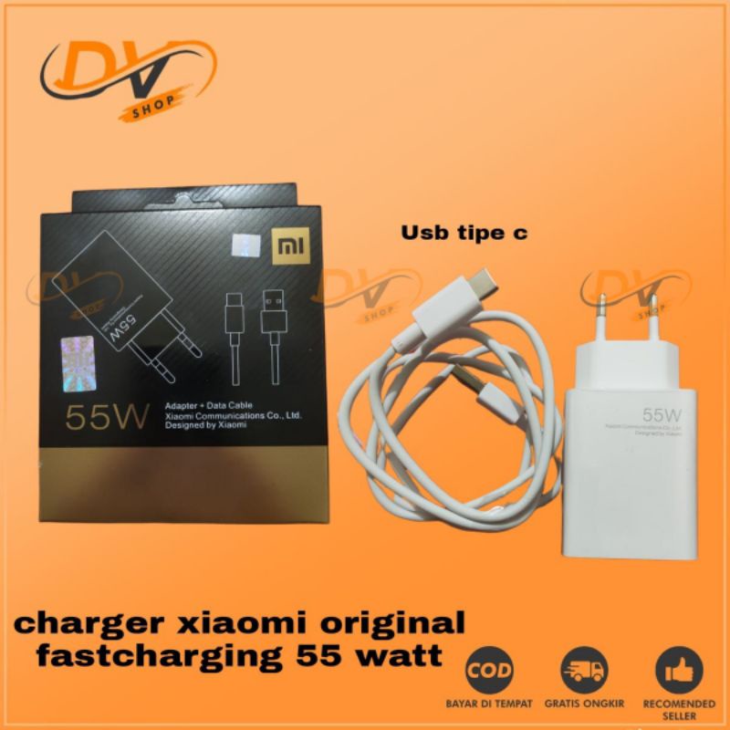 Charger Xiaomi Original 65 Watt 33 Watt  18 Watt USB Tipe C