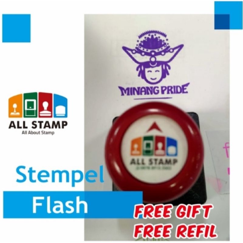 

stempel flash ukuran besar gratis tinta