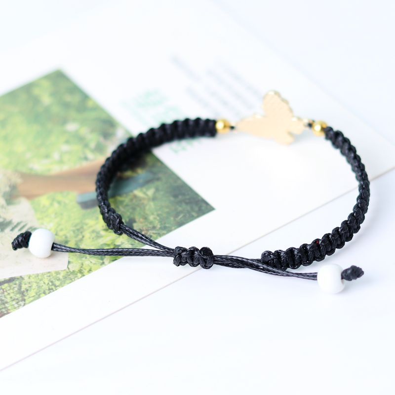 Butterfly Gelang Tenun Adjustable Motif Kupu-Kupu Untuk Wanita