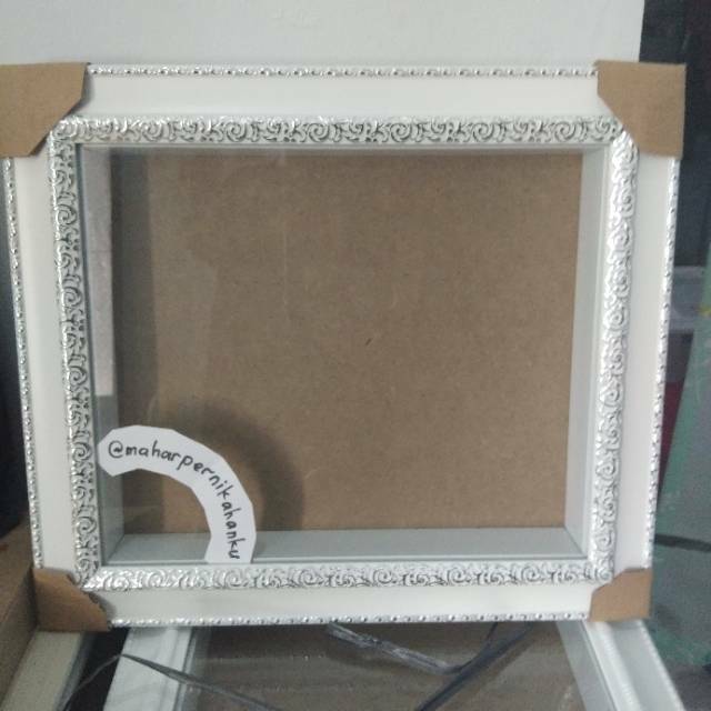 Figura 3D figura mahar pernikahan - bingkai mahar - frame 3D - frame mahar pernikahan - scarpbox