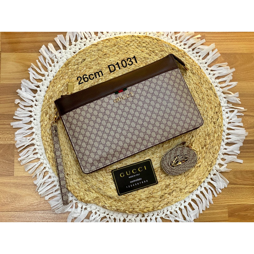 Clutch Selempang 3 Ruang Import Premium free 2 Tali