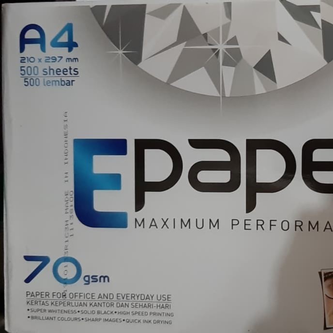 

Kertas E PAPER A4 70GR