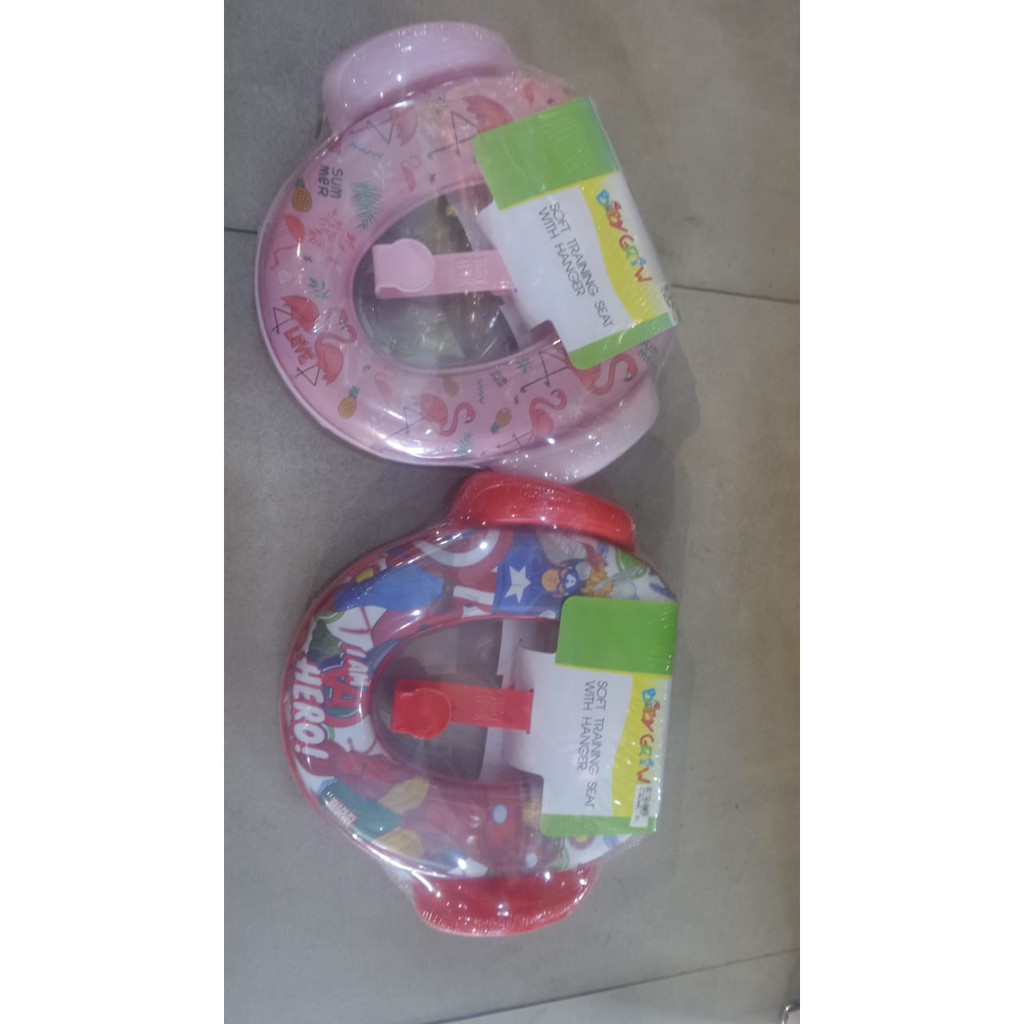 Baby Grow Soft Training Potty Seat With Hanger untuk WC duduk