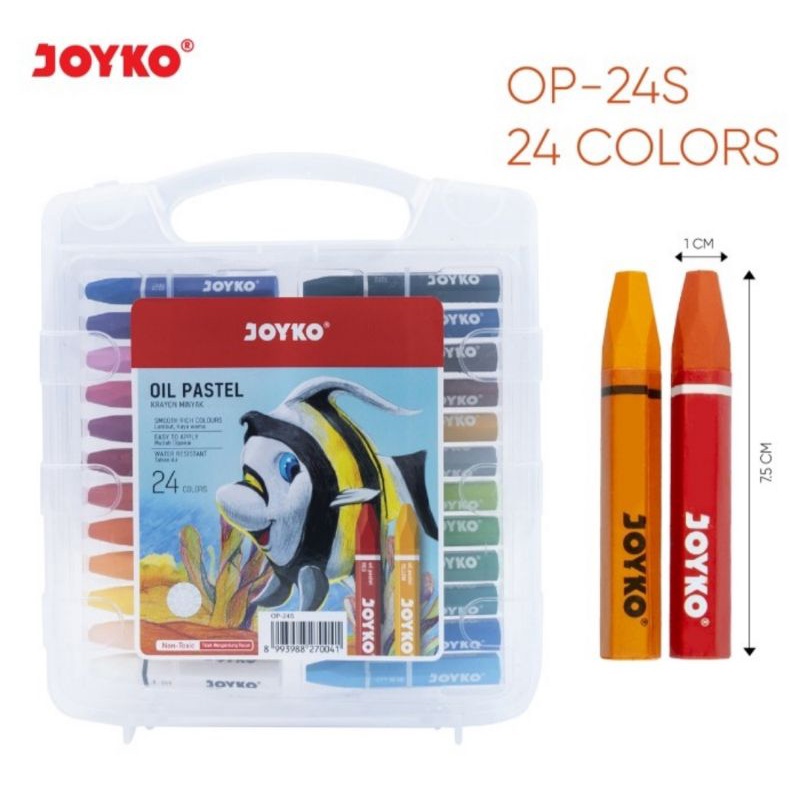 

Joyko Crayon 24 Warna - Oil Patel OP-24S