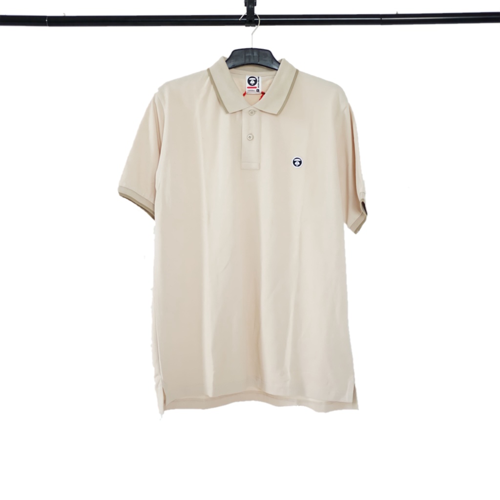 AAPE POLO IN BEIGE