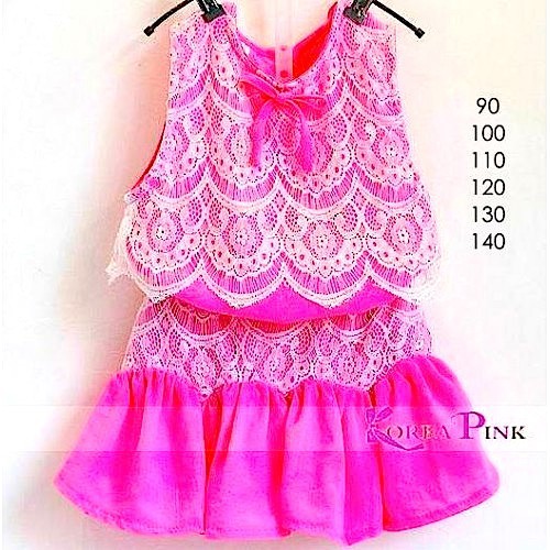 Baju anak perempuan impor reseller/dropship korean brukat Sc-15284