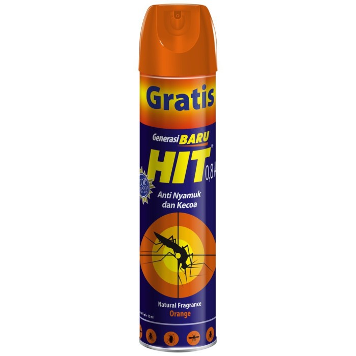 

Hit Aerosol Nyamuk Orange 600ML