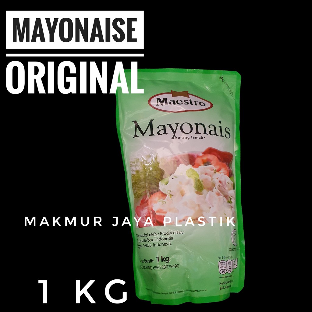 

[ MAESTRO - 1KG ] SAOS MAYONAIS ORIGINAL MAESTRO MAYONNAISE