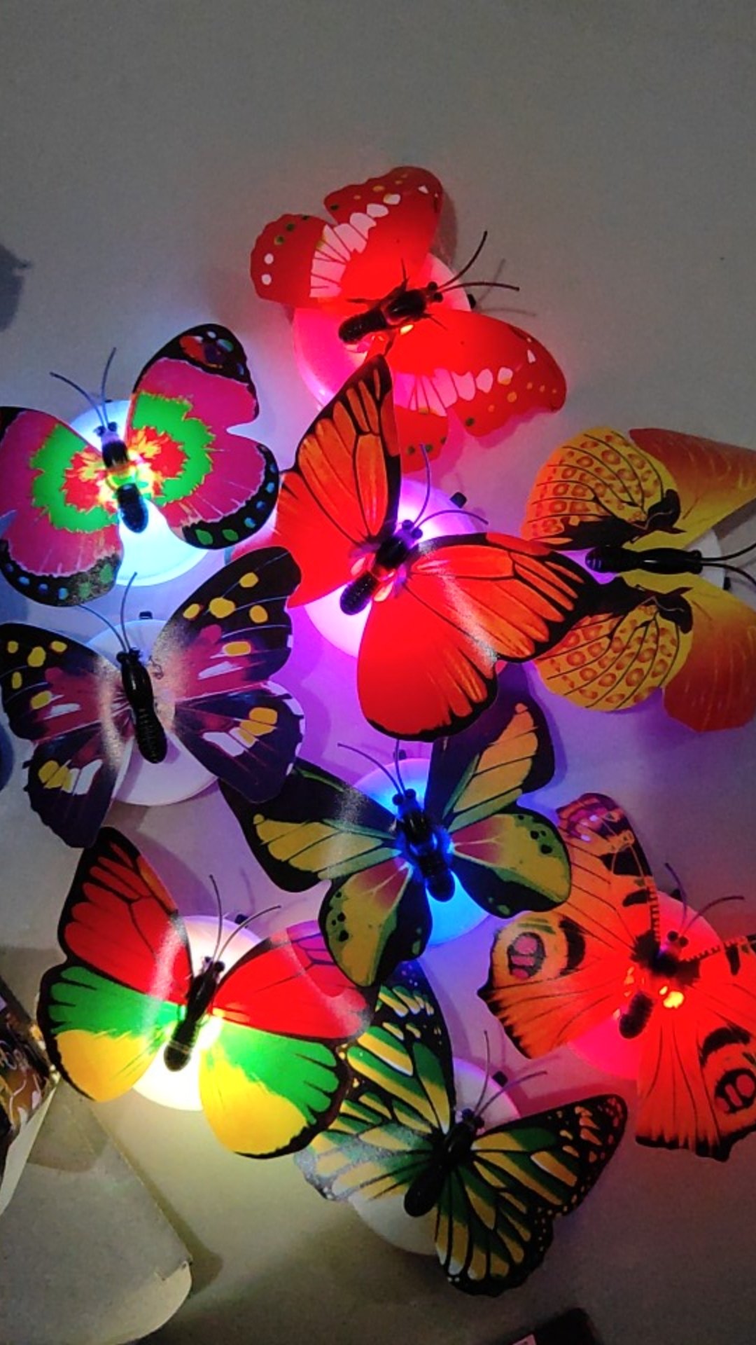 Lampu  Dinding Kupu  Kupu  LED Lampu  Tidur Glow in the dark   Lampu  Dinding Kupu  Kupu  LED Lampu  Tidur Glow in the dark
