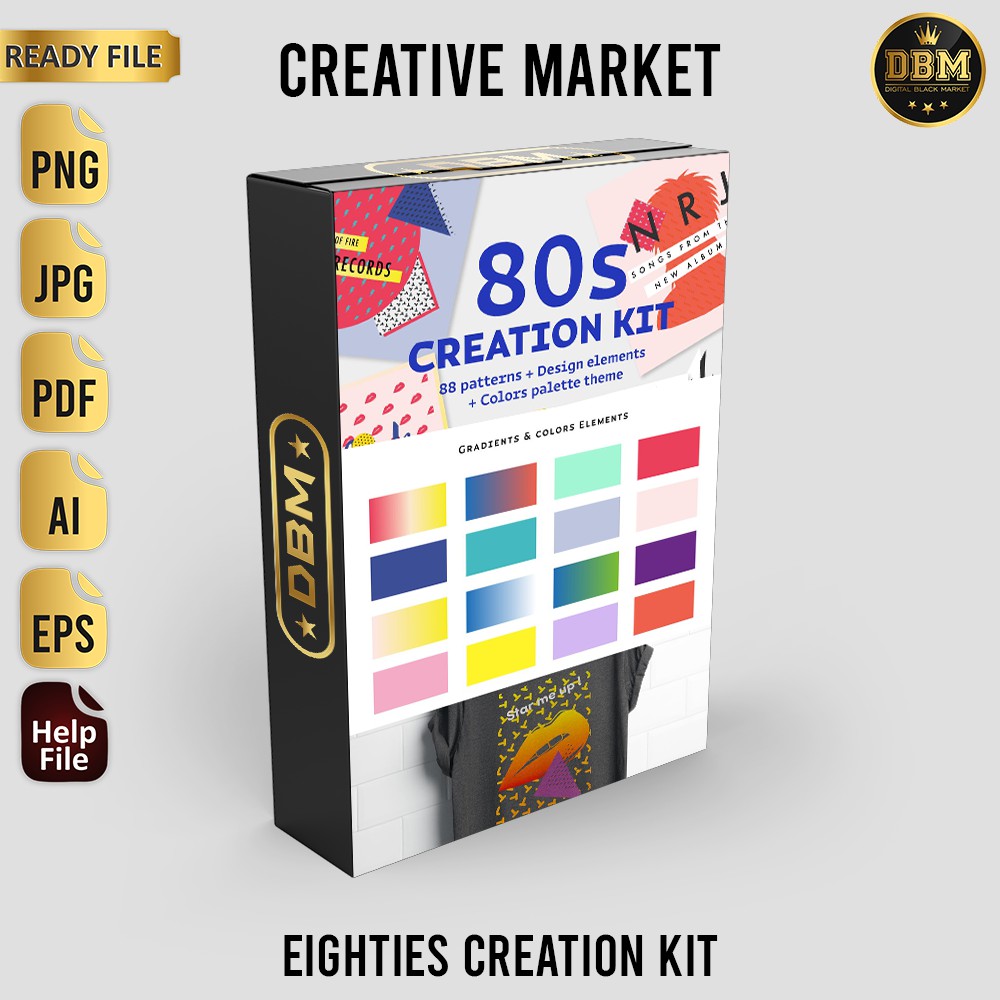 Eighties Creation Kit - Vector Designs