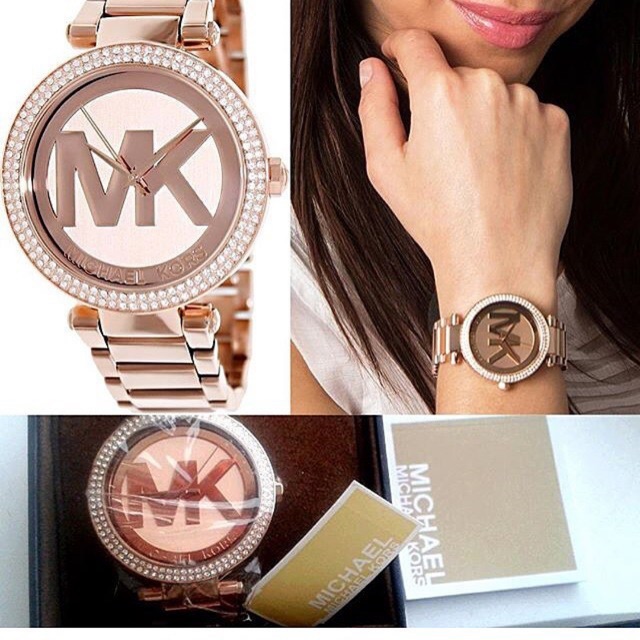 Jam tangan michael kors mk 5865 rosegold stainless steel original
