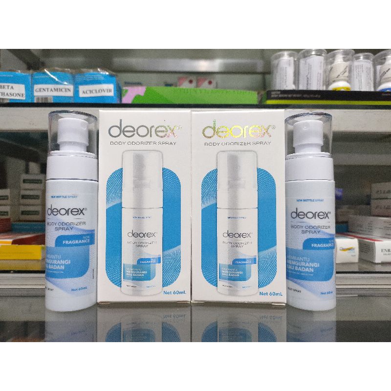 DEOREX SPRAY NEW Membantu Mengurangi Bau Badan 60ml