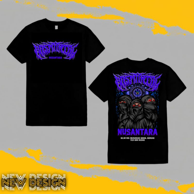 T-SHIRT PASMORTAL NUSANTARA DESAIN TERBARU DISTRO|BAHAN PREMIUM