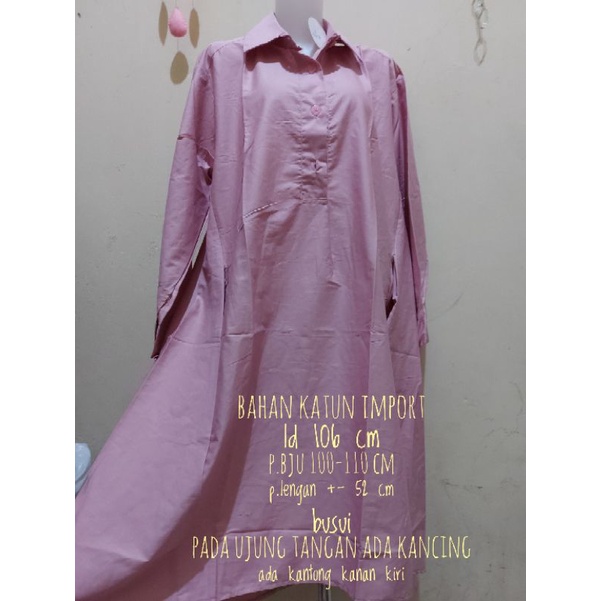 long tunik import/tunik import/tunik bahan katun