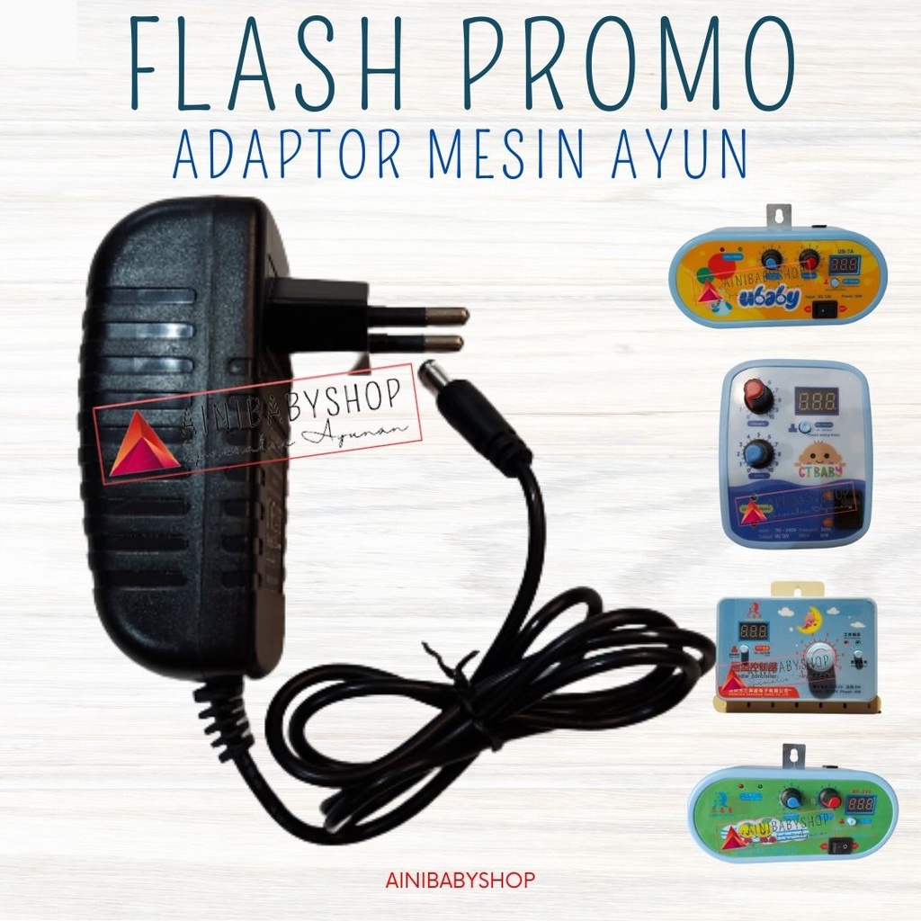 Adaptor Mesin Ayunan GT Baby Adaptor Ubaby Adaptor WJ Baby Adaptor Mesin Ayunan ainibabyshop FLASH PROMO