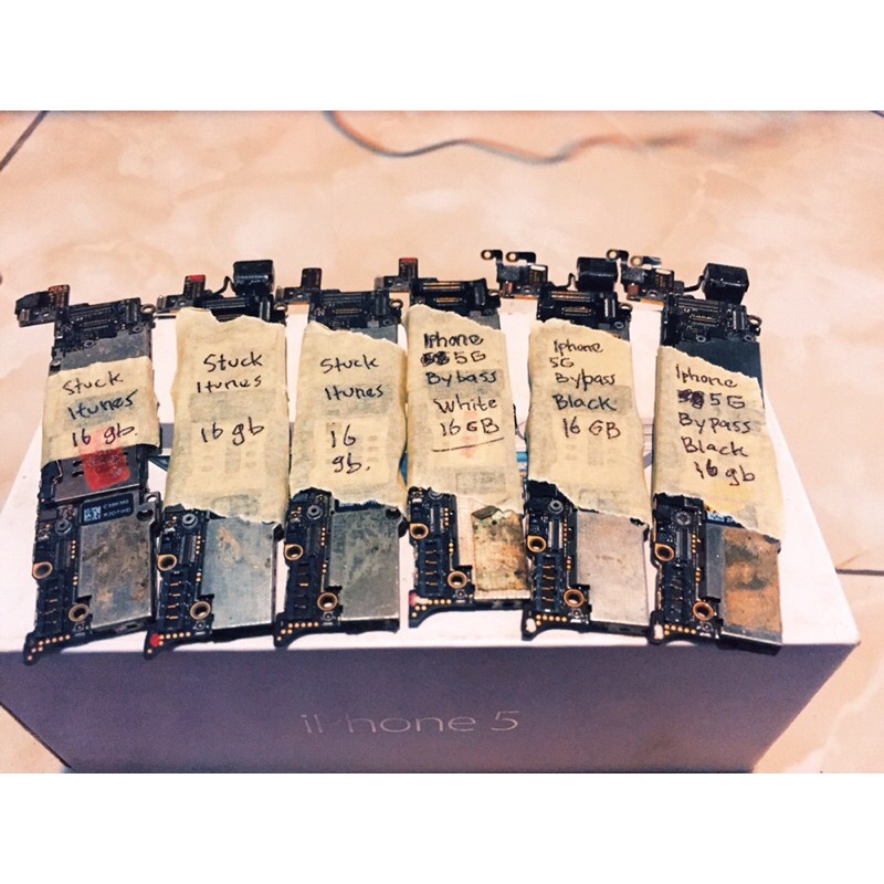 Mesin Iphone 5g 16 gb bypass Dan stuck iTunes