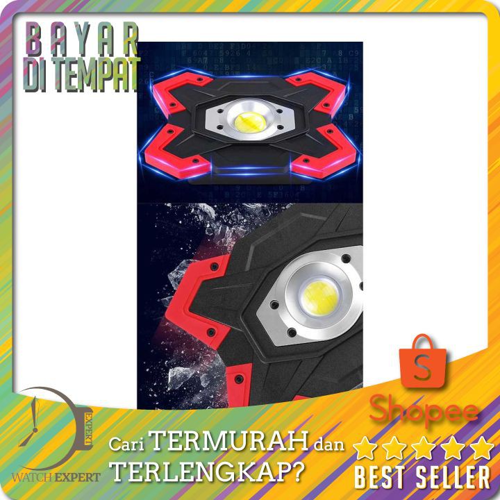 TERLARIS Senter LED COB 1200 Lumens + Power Bank 6600mAh