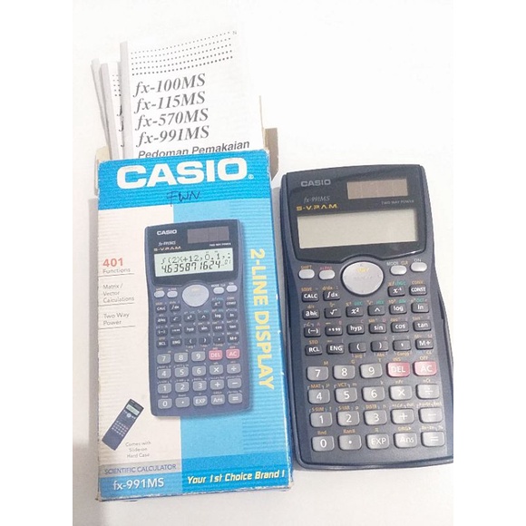 

Kalkulator Casio fx-991MS CALCULATOR SCIENTIFIC ORIGINAL