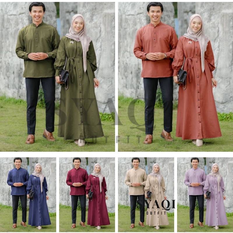 2022 couple baju muslim keluarga 100+ Trend