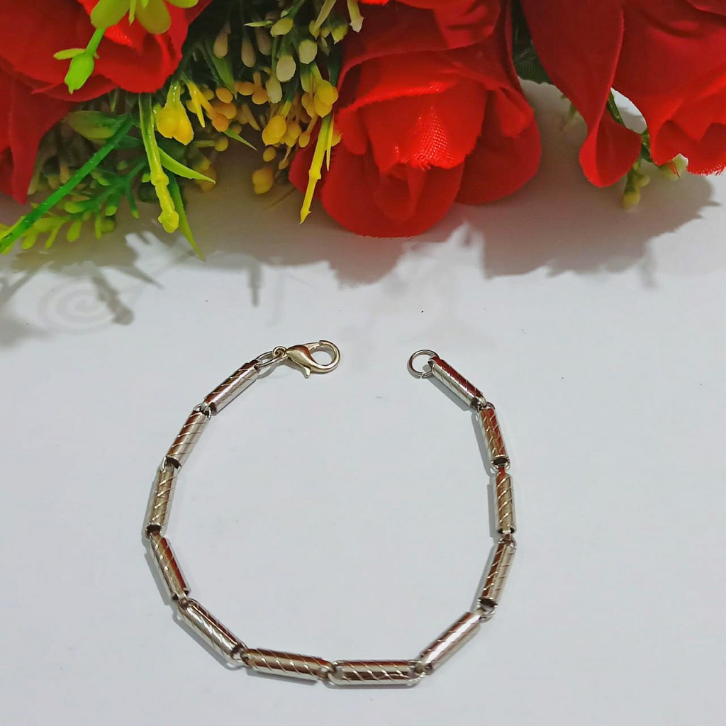 Gelang tabung dewasa Free Cincin TITANIUM STAINLESS STEEL