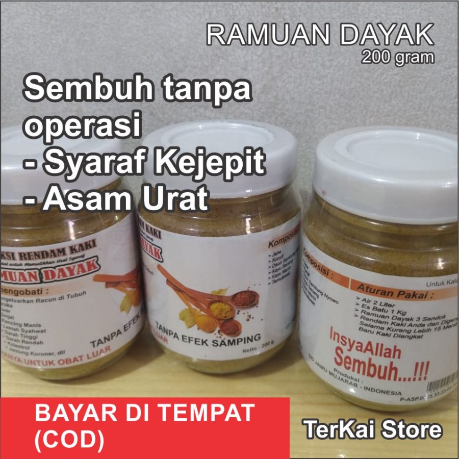 Obat Herbal  Rematik | Ramuan Dayak Rendam Kaki