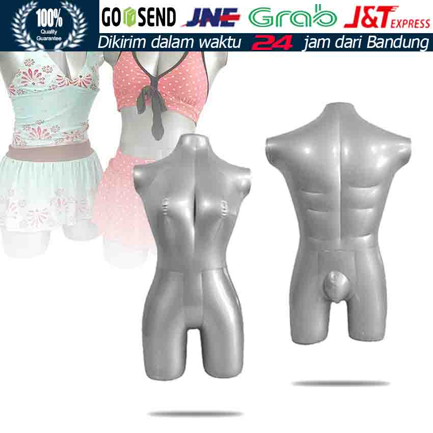Mannequin Manekin Tiup Patung Tiup Cowok Cewek Dewasa Manekin Full Body Pria Wanita Manekin Patung D