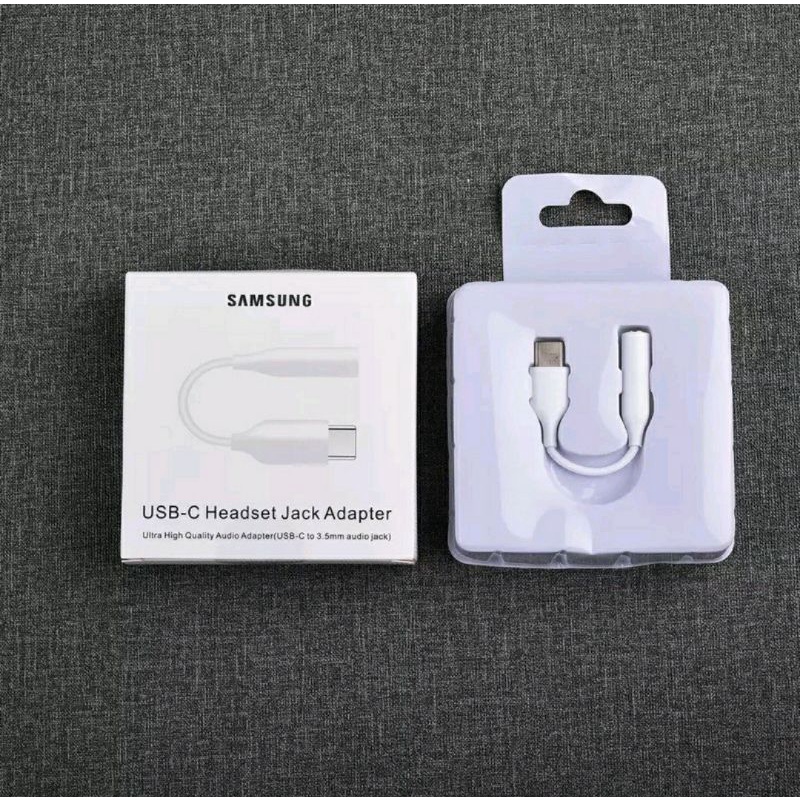 Konektor Headset Samsung Type C to 3.5mm Jack Audio Converter Note 10 Plus S20 Ultra Note 20 Ultra