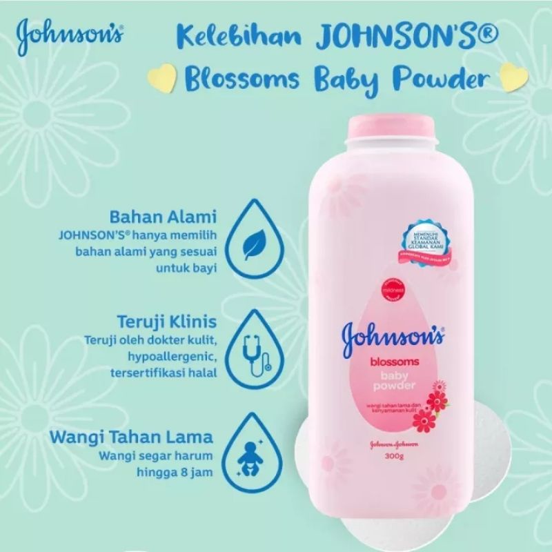 JOHNSONS Baby powder Blossoms / Johnson Bedak