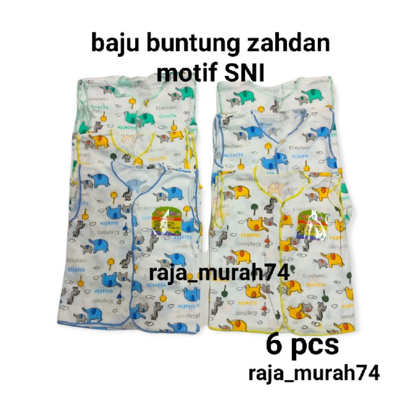 setengah lusin baju buntung zahdan motif SNI