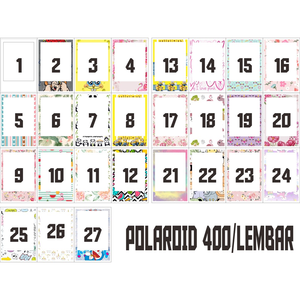 

Polaroid 2R 6X9CM Art Carton 260 gr ( Cetak Mesin A3+ )