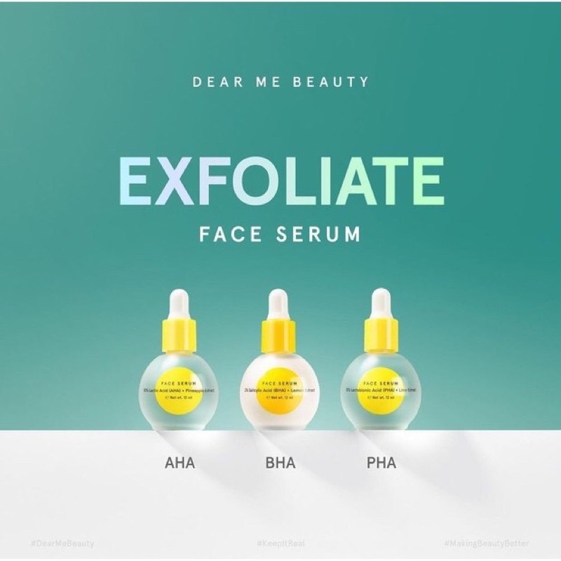 Dear Me Beauty Single Aktivator Face Serum 12mL &amp; 32mL -Niacin BHA HYALURONIC PHA AHA CICA VIT C PEPTIDE RETINOL