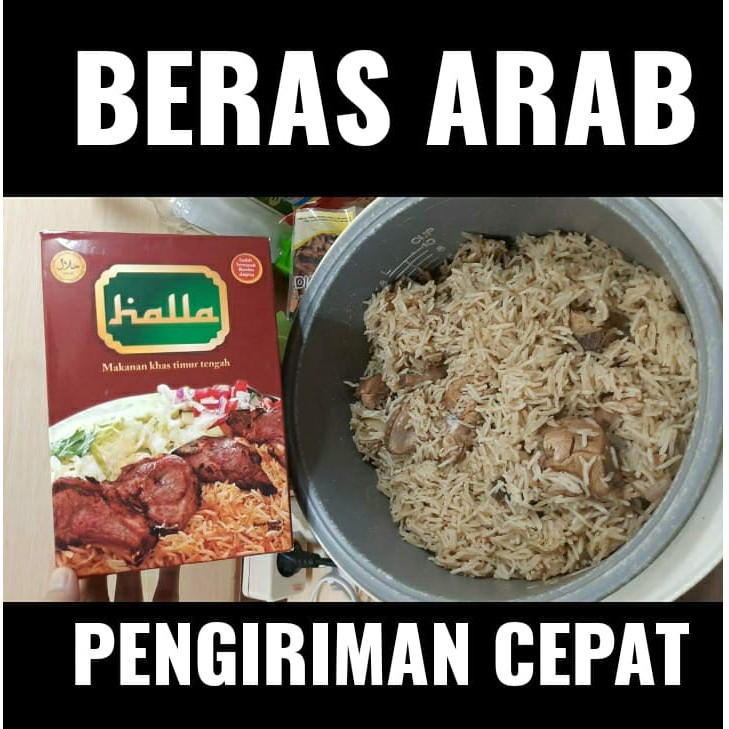 

Paket beras arab basmati kebuli siap saji 500gr