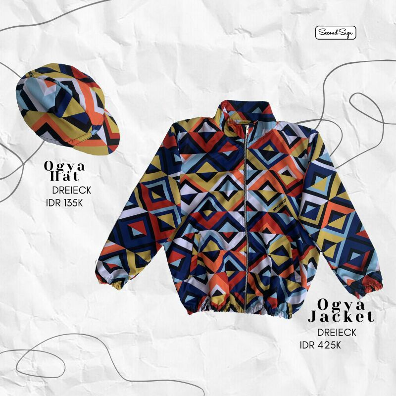 Ogya Hat Dreieck Ogya Jacket Dreieck Jaket Parasut by Second Sign
