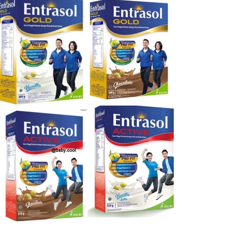 

레 Entrasol Gold Entrasol Active / Coklat, Vanila |600 gr | Alfianfaledia Terbaik