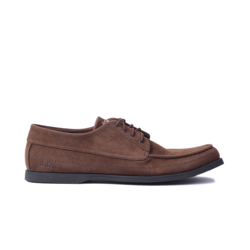 Jack Footwear - Maikor Brown Sepatu Loafers Pria Formal Kantor Kerja Kuliah Kondangan