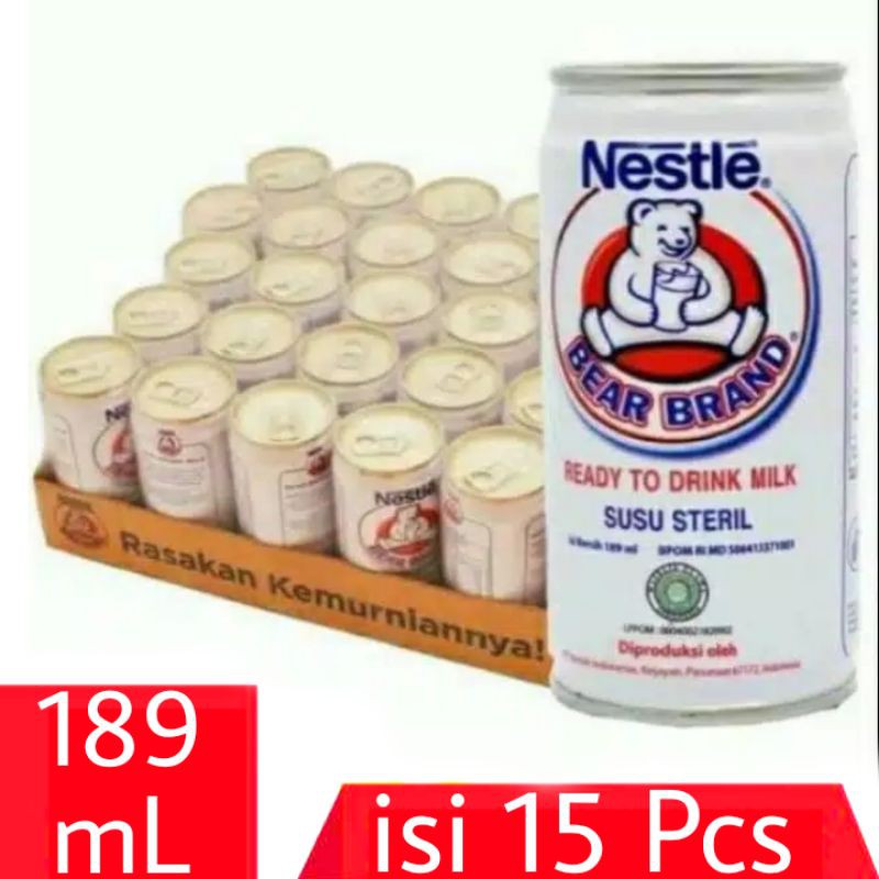 

Susu Beruang Bear Brand isi 15 Pcs {189ml}