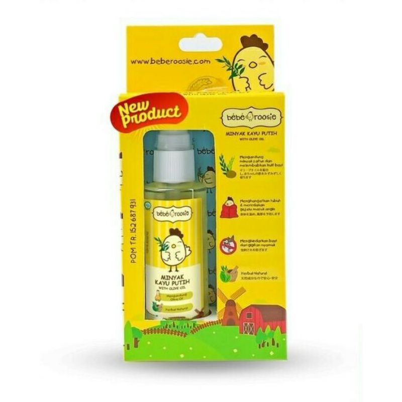 Bebe Roosie Bugs Repellent (Anti Nyamuk) / BebeRoosie Anti Serangga / Minyak Kayu Putih