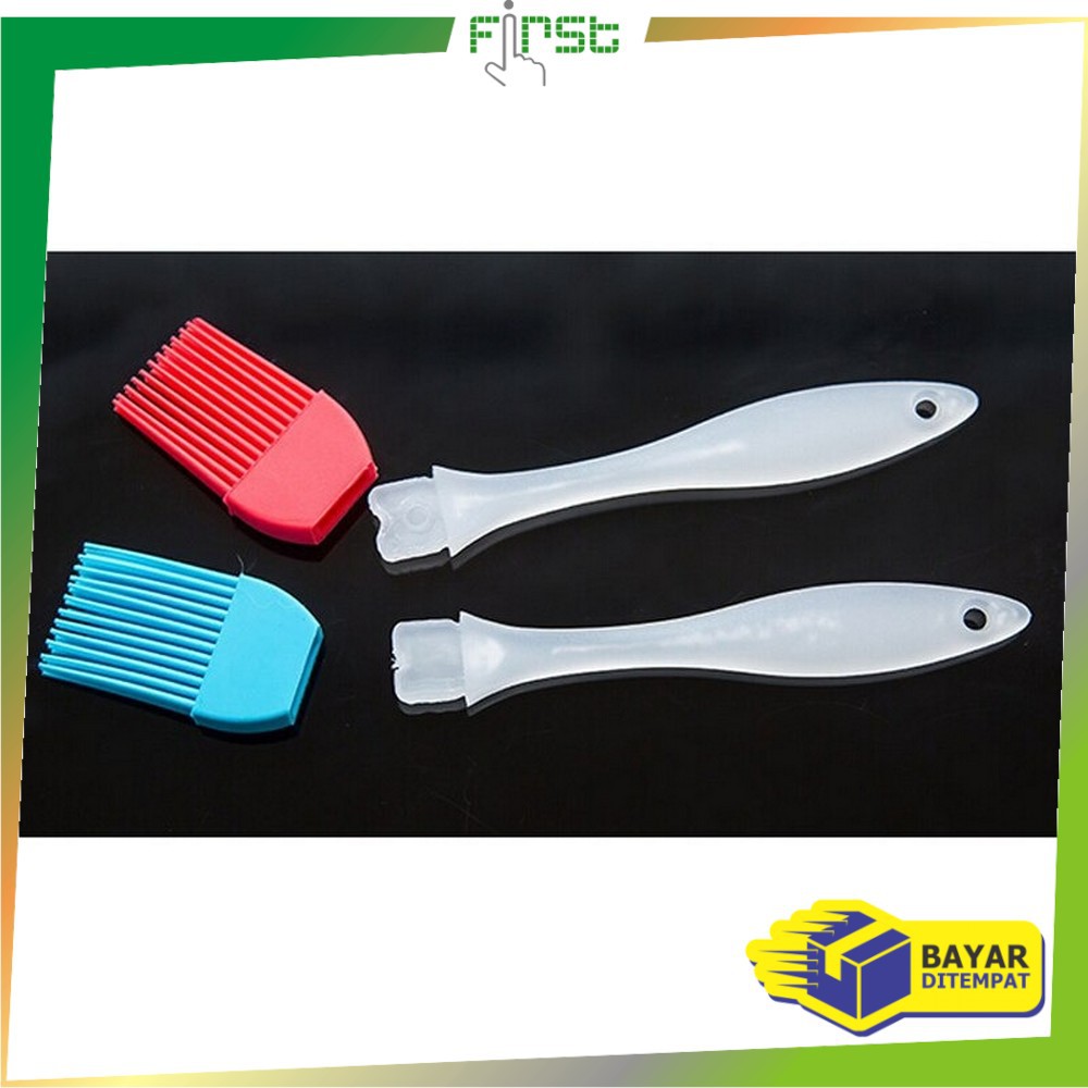 *COD*FH-C148 Kuas Mentega Silikon Kuas Oles Minyak Barbeque Anti Panas Kuas Roti Baking Brush Alat-7